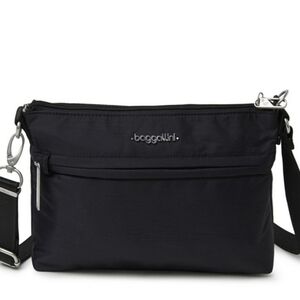 Baggallini Anti-Theft Memento Crossbody Bag | Black | NEW With Tags | Travel RFI